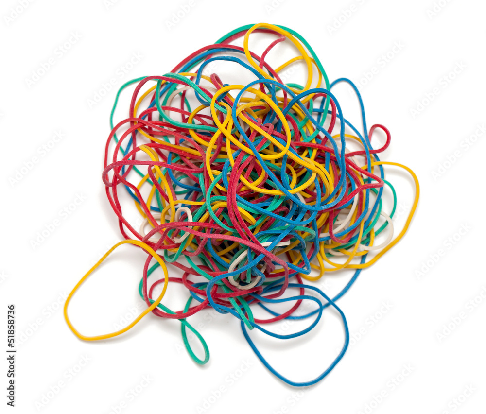 colorful rubber band colorful rubber band