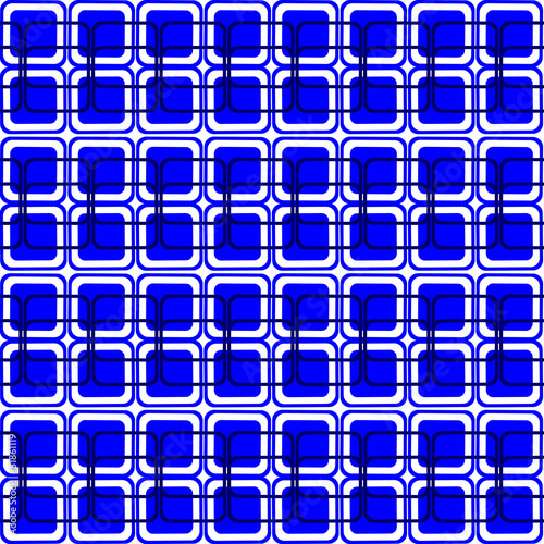 white blue background of geometric squares of different