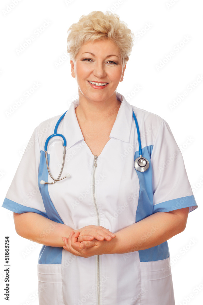 Smiling medical doctor woman Smiling medical doctor woman