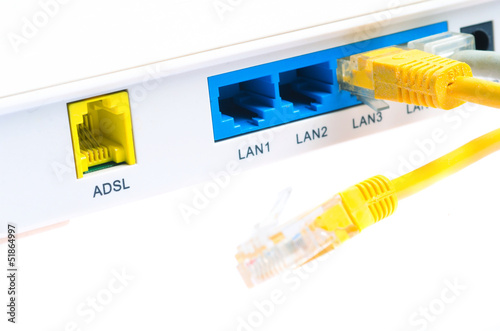 Obraz na płótnie cable modem