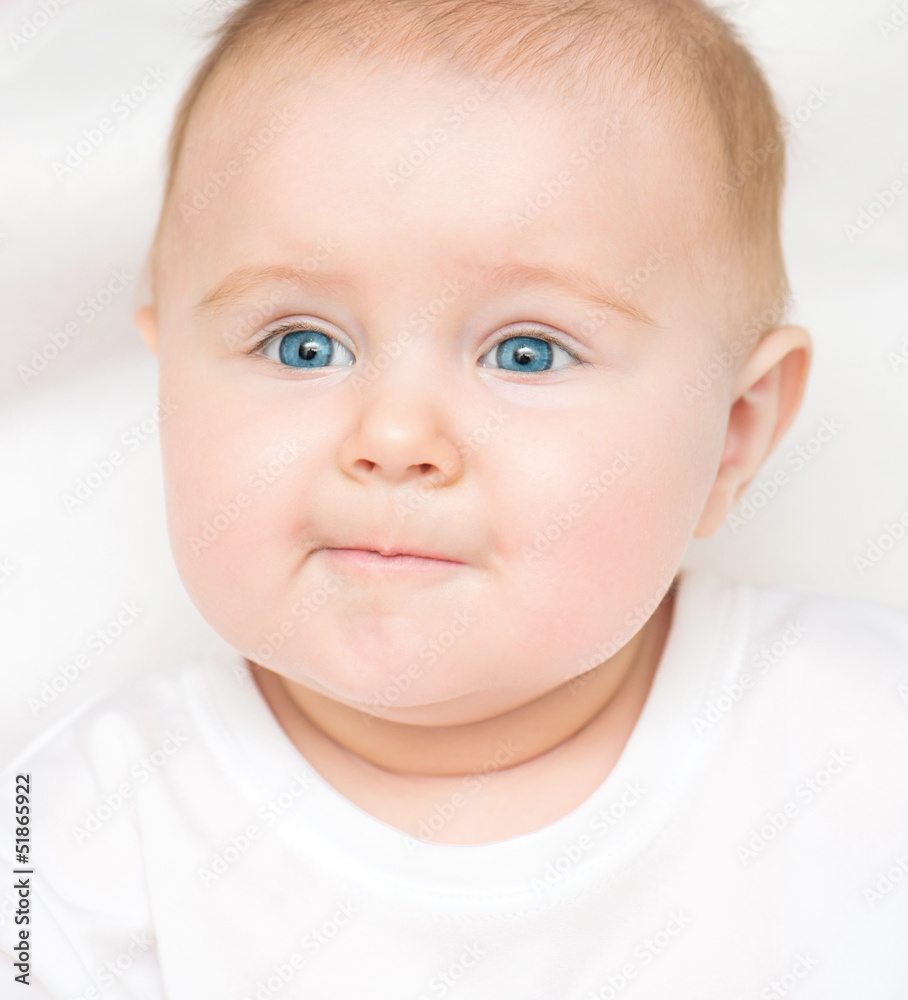 portrait of adorable baby