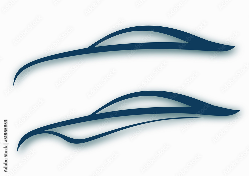 Naklejka premium Estetik araba logoları (2)