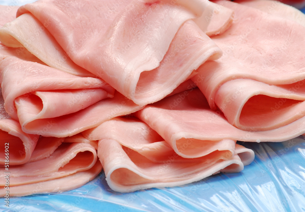 Rebanadas de jamón,jamón cocido Italiano. Rebanadas de jamón,jamón cocido Italiano.