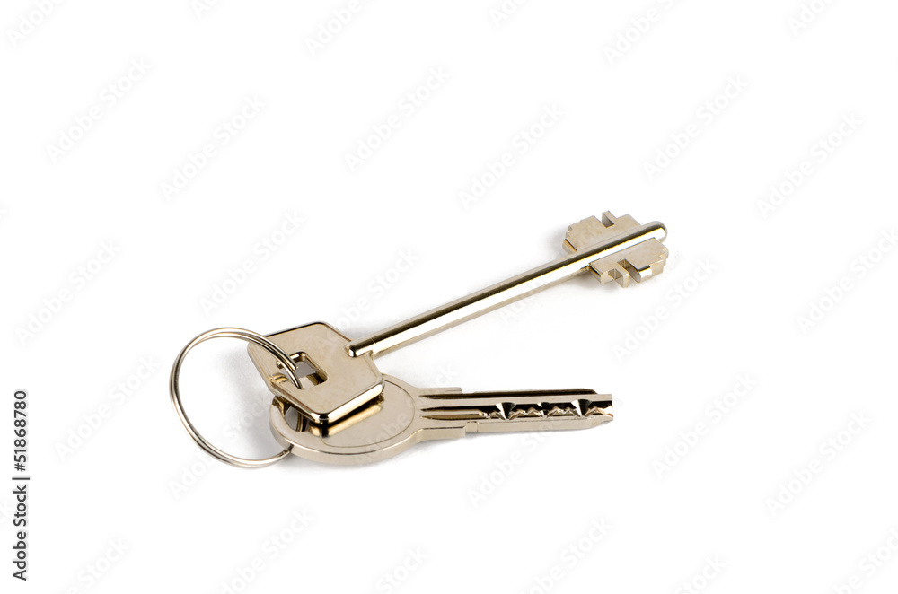 Two keys are connected by a ring Two keys are connected by a ring