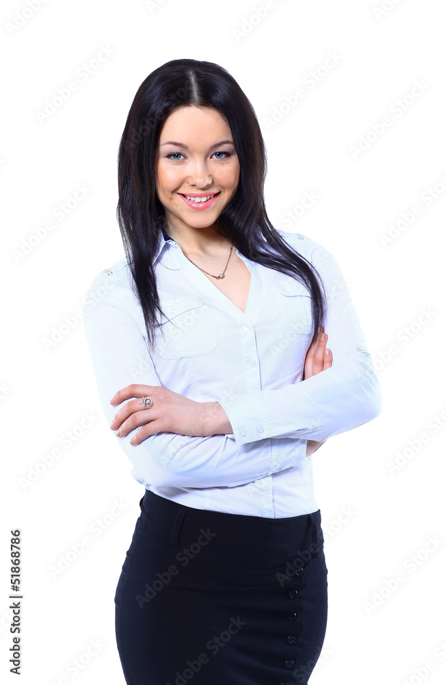 Portrait of a happy young business woman Portrait of a happy young business woman