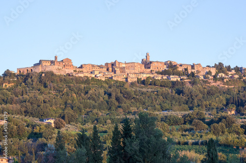 Panorama of Montepulciano, Tuscany, Italy © michelealfieri