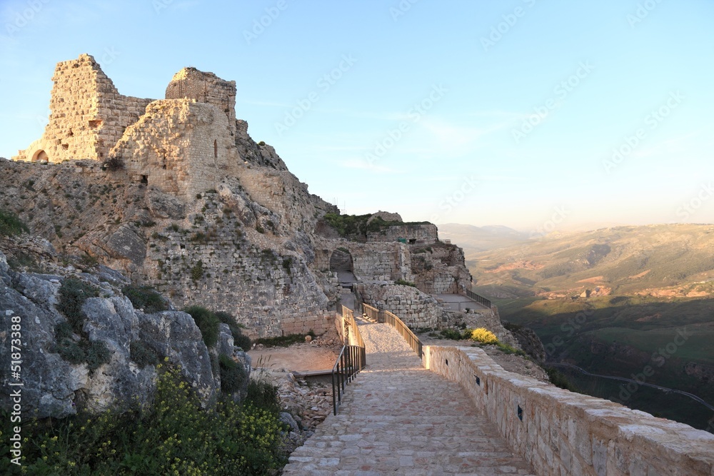 Beaufort Crusader Castle at Sunset