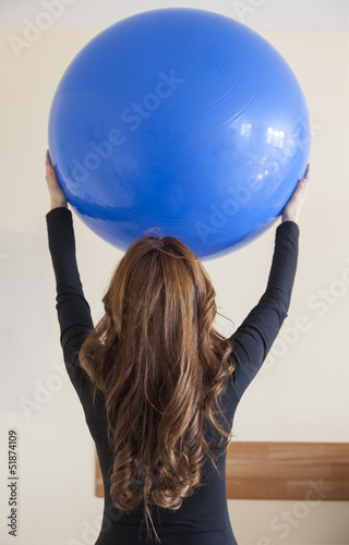Patient at the physiotherapy session