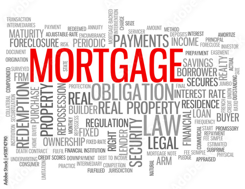"MORTGAGE" Tag Cloud (money credit bank debt interest rate)
