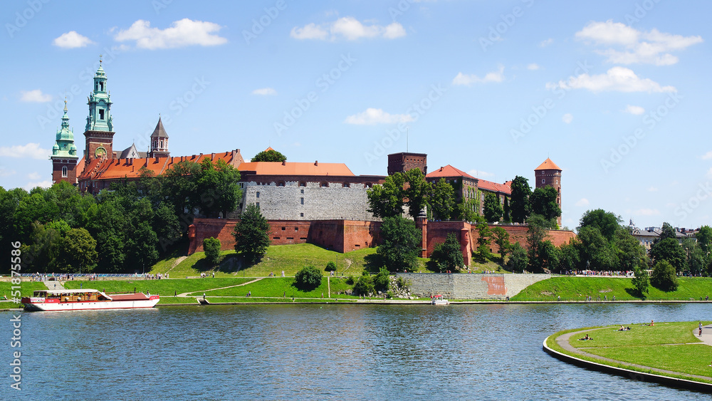 Fototapeta premium Wawel Castle. Krakow, Poland