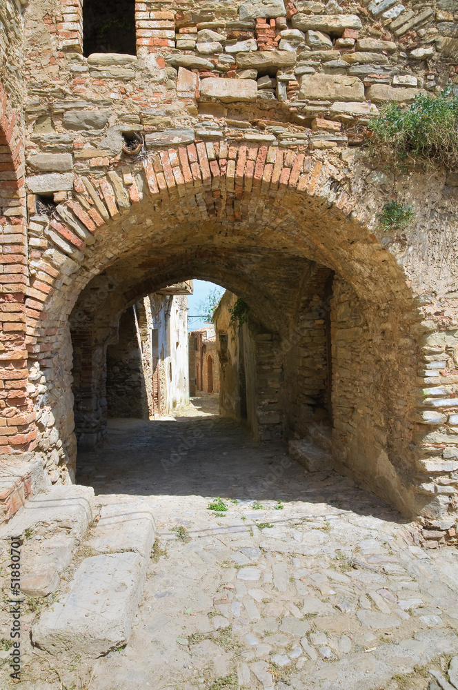 Alleyway. Tursi. Basilicata. Italy.