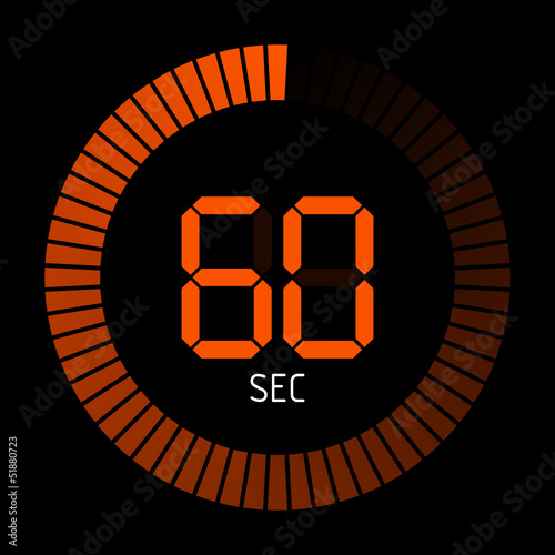 timer rund 60 sec IV