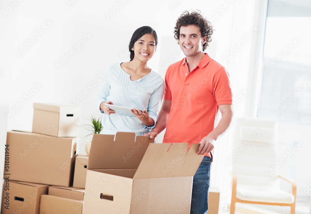 Couple Moving In