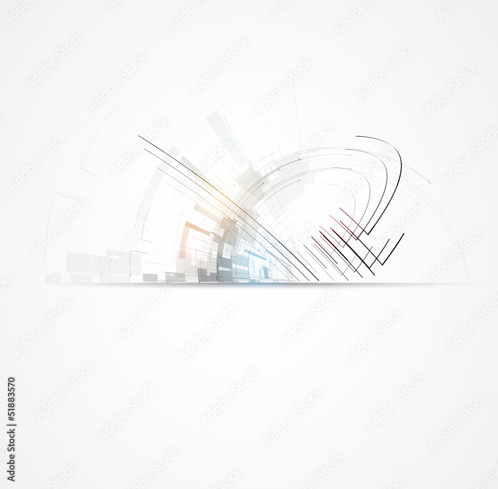 Obraz premium abstract futuristic fade computer technology business background