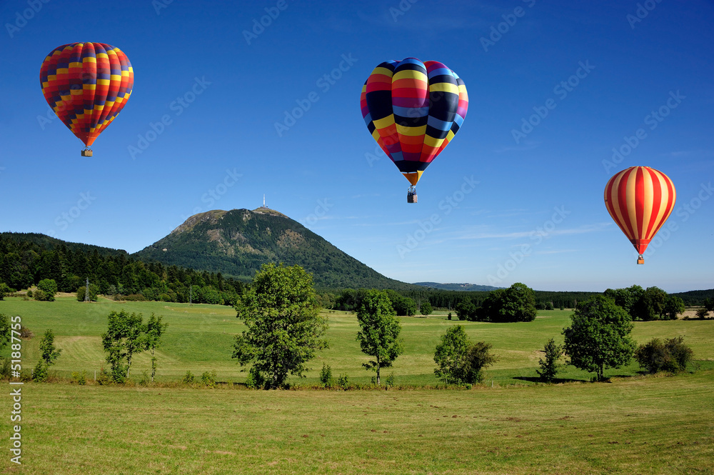 Fototapeta premium Montgolfières