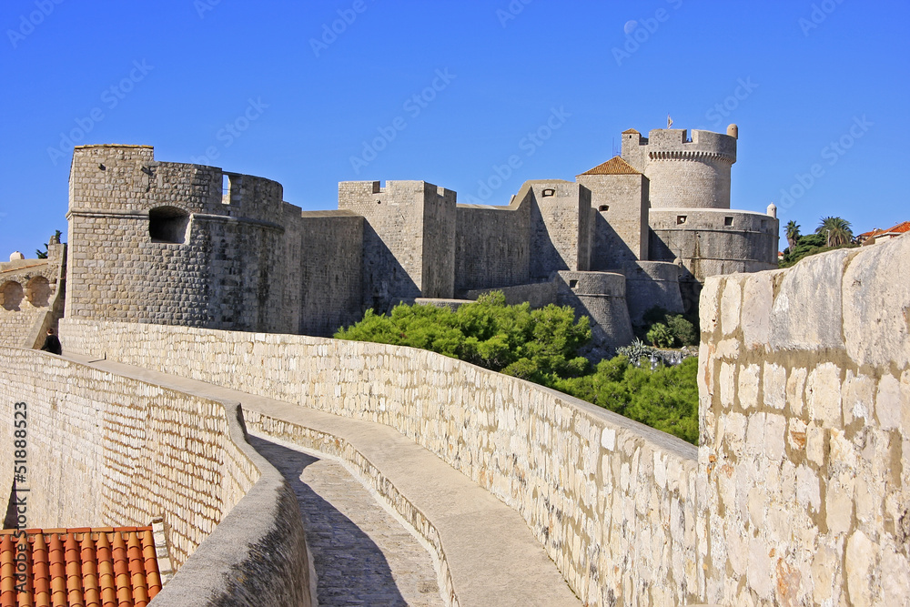 City Walls Of Dubrovnik Croatia Stock Photo Adobe Stock   1000 F 51888523 Hn9eg4gUWVIIFXyYIQ2bOUKSz8RGdX5A 