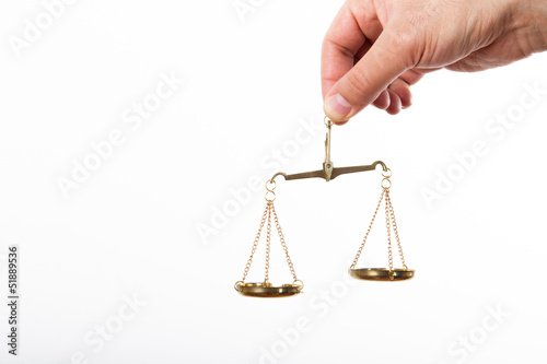 Photography Golden Balance Scales