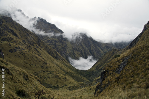 Cusco mountains to Machu Picchu, Peru