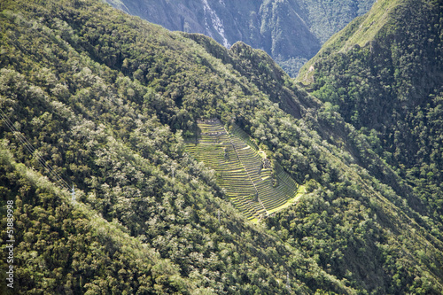 Terraces for harvest in Cusco, Peru