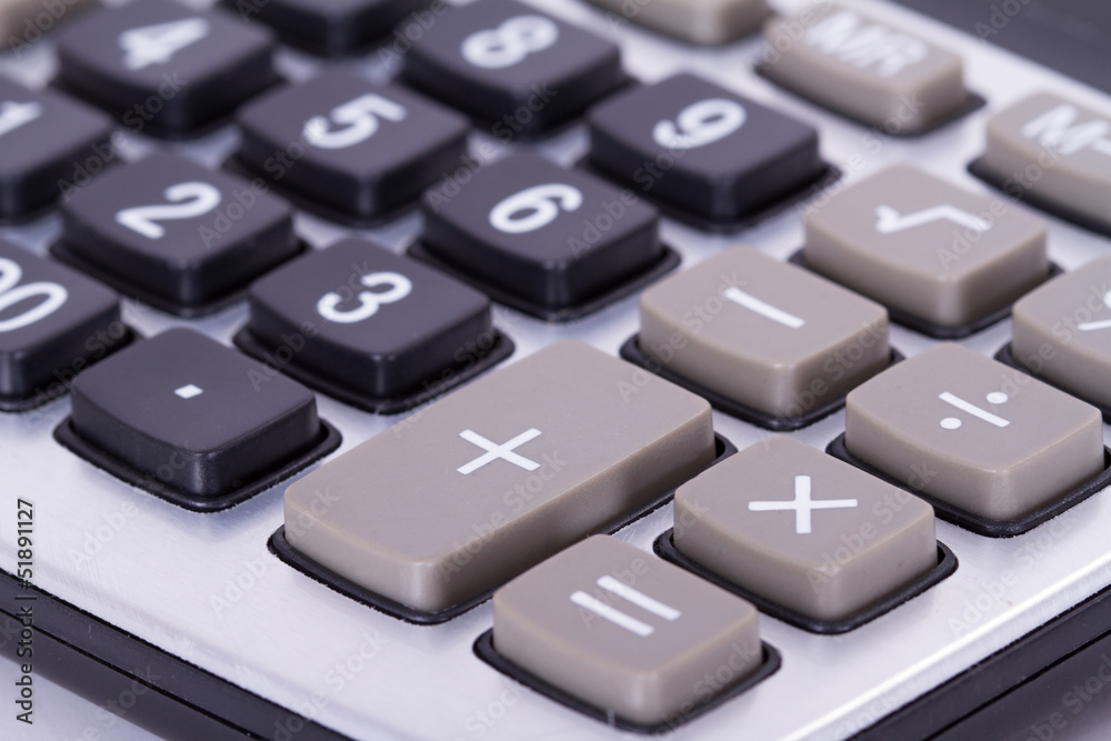Close Up of Calculator Close Up of Calculator