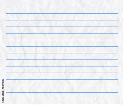 Crumpled paper