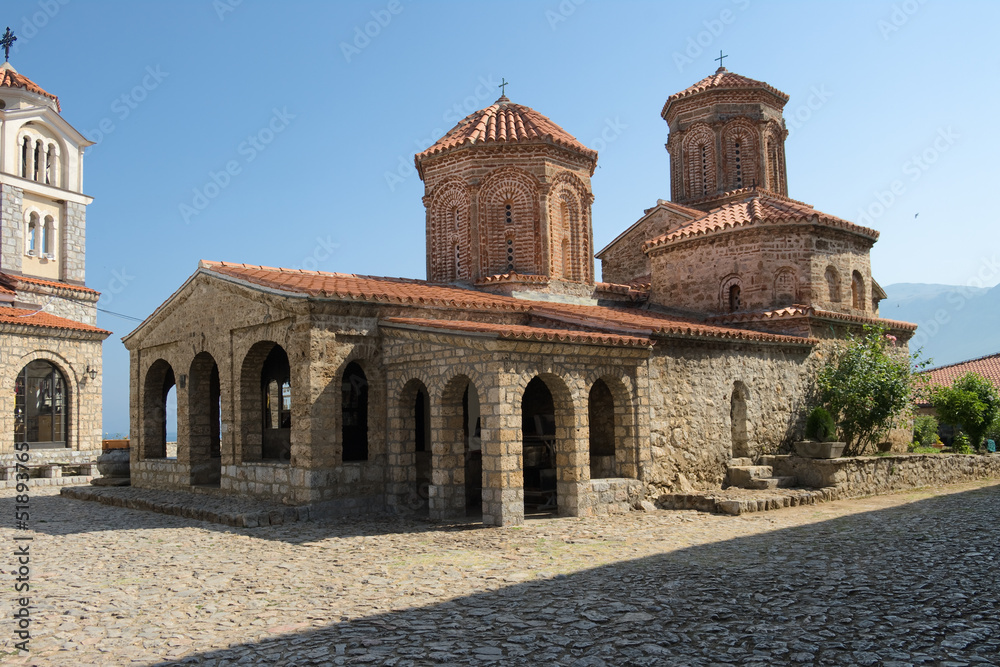 Sveti Naum Monastery On Lake Ohrid, Republic Of Macedonia