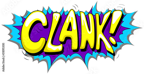 Clank - Comic Expression Vector Text