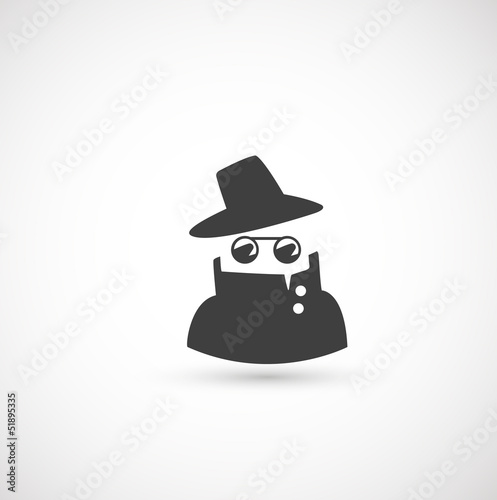 spy icon vector