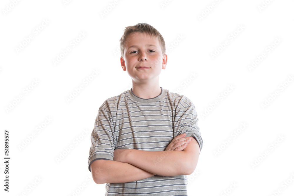 portrait of a pensive teen