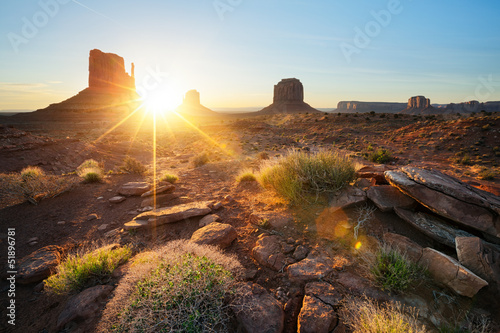 Obraz na płótnie Monument Valley w salonie