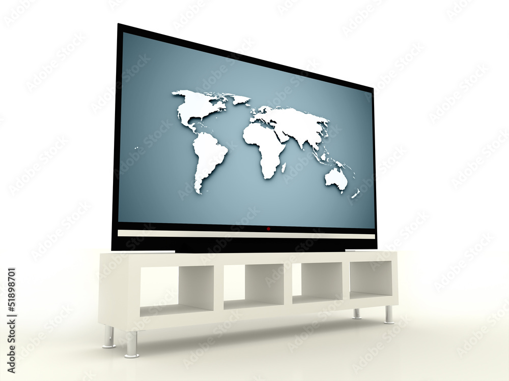 Plasma TV render isolated Plasma TV render isolated
