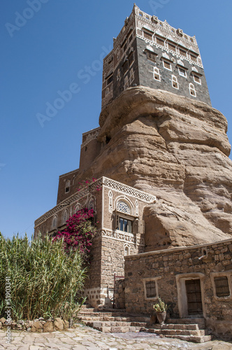 Dar al-Hajar Yemen palazzo della roccia Sana'a photo