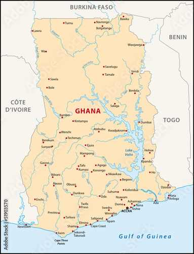 Ghana map