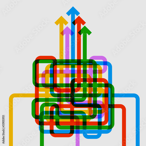 Arrows gather #Vector