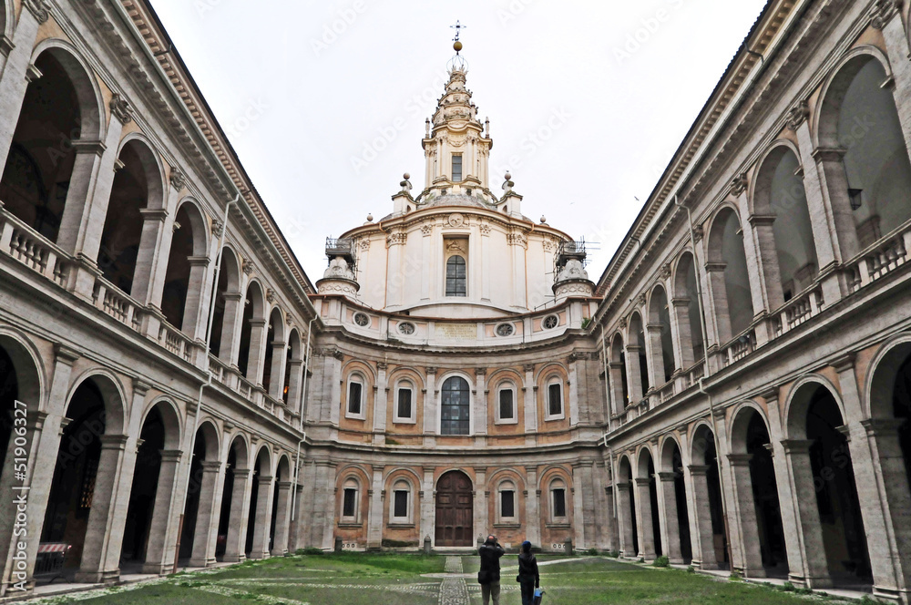 Roma, Sant'Ivo alla Sapienza e Archivio di Stato