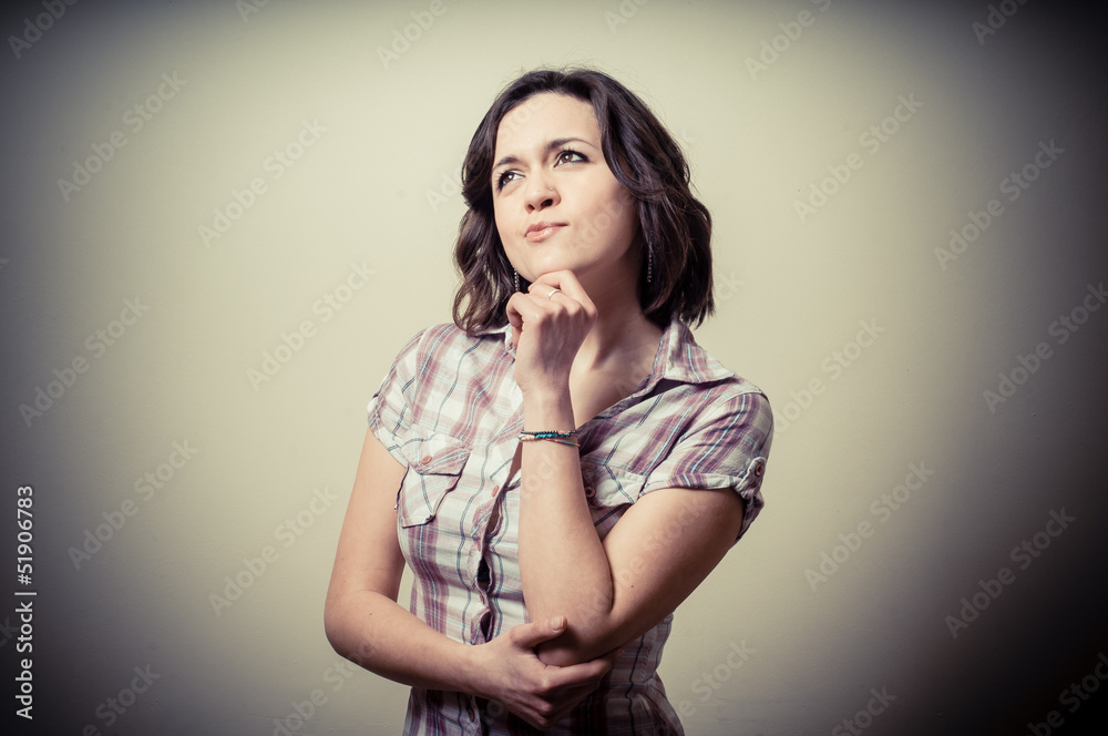 young woman with blouse posing young woman with blouse posing