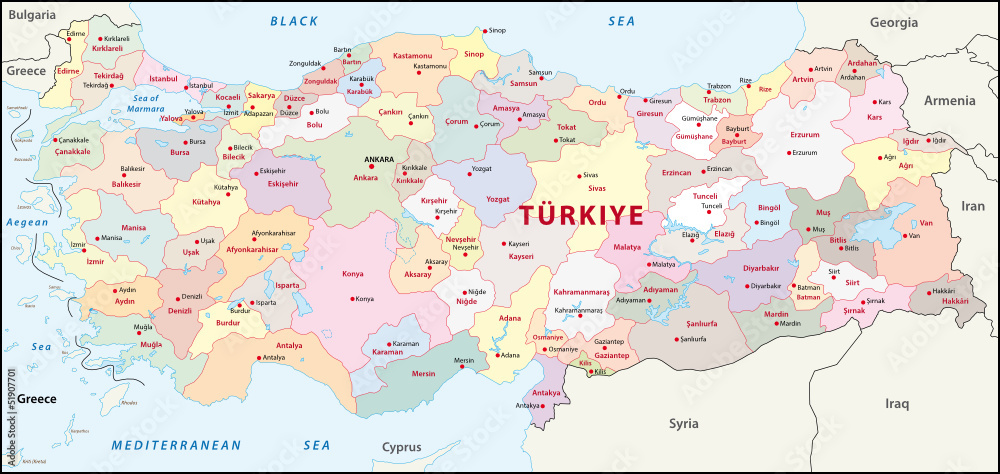 Türkei Administrativ Türkei Administrativ