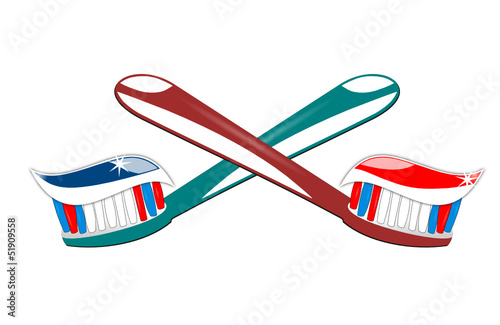 Brosses et dentifrice