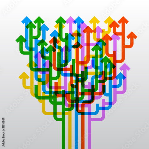 Arrow to branch #Vector
