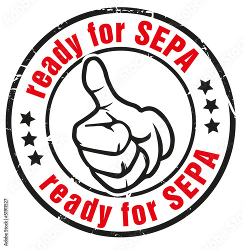 ready for sepa stempel  button