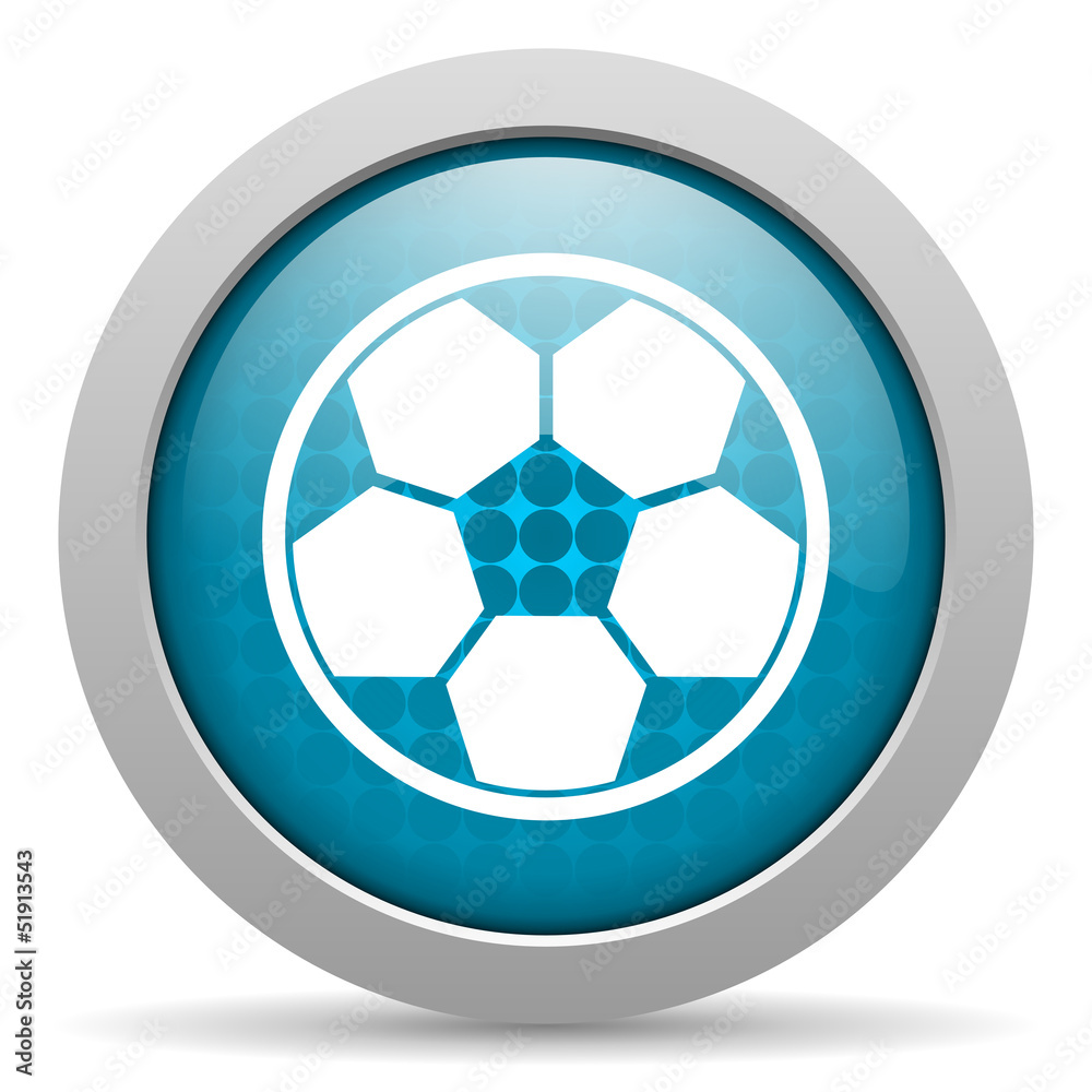 soccer blue circle web glossy icon soccer blue circle web glossy icon