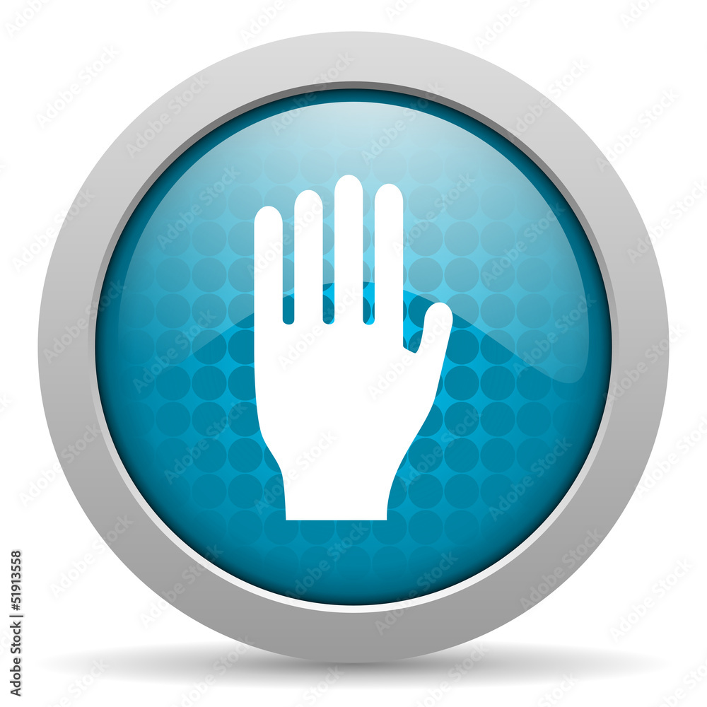 stop blue circle web glossy icon stop blue circle web glossy icon