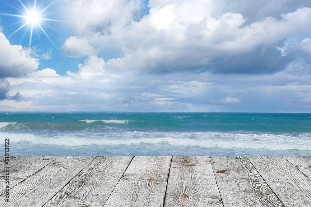 beach and sea