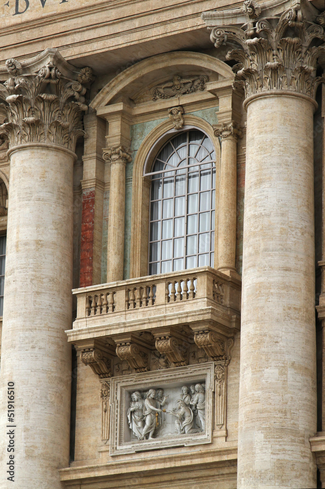 Le balcon de la Basilique Saint-Pierre
