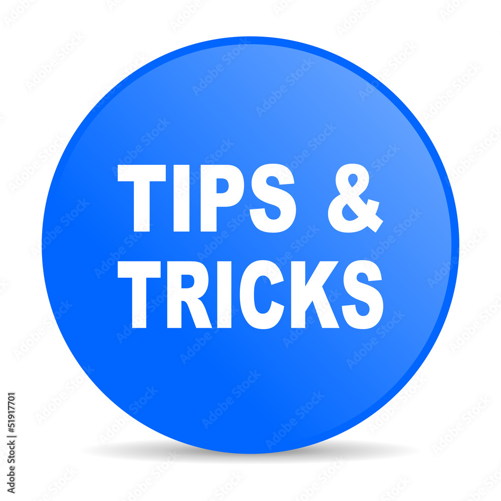 tips blue circle web glossy icon tips blue circle web glossy icon