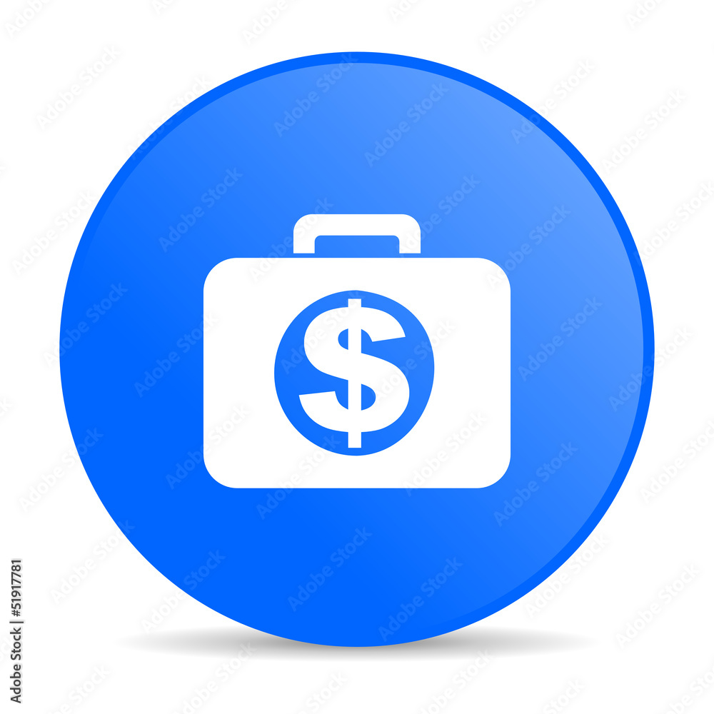 financial blue circle web glossy icon financial blue circle web glossy icon