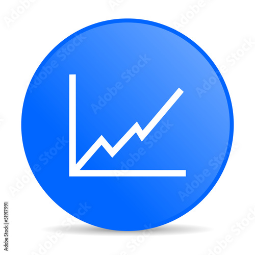 chart blue circle web glossy icon Free Download chart blue circle web glossy icon - GFXLoad