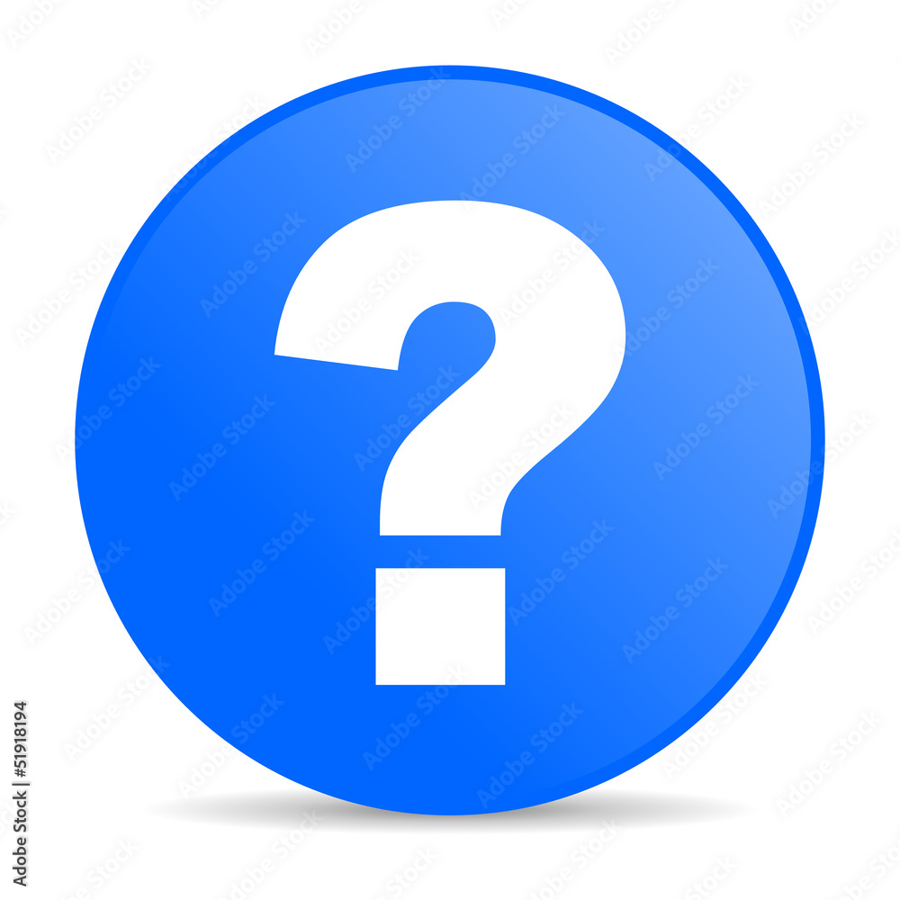 question mark blue circle web glossy icon question mark blue circle web glossy icon