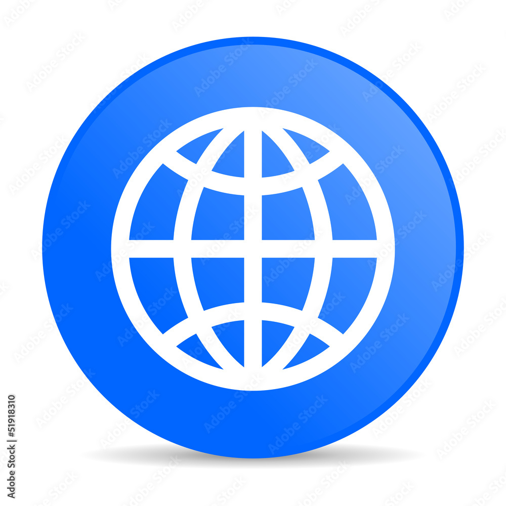 earth blue circle web glossy icon earth blue circle web glossy icon