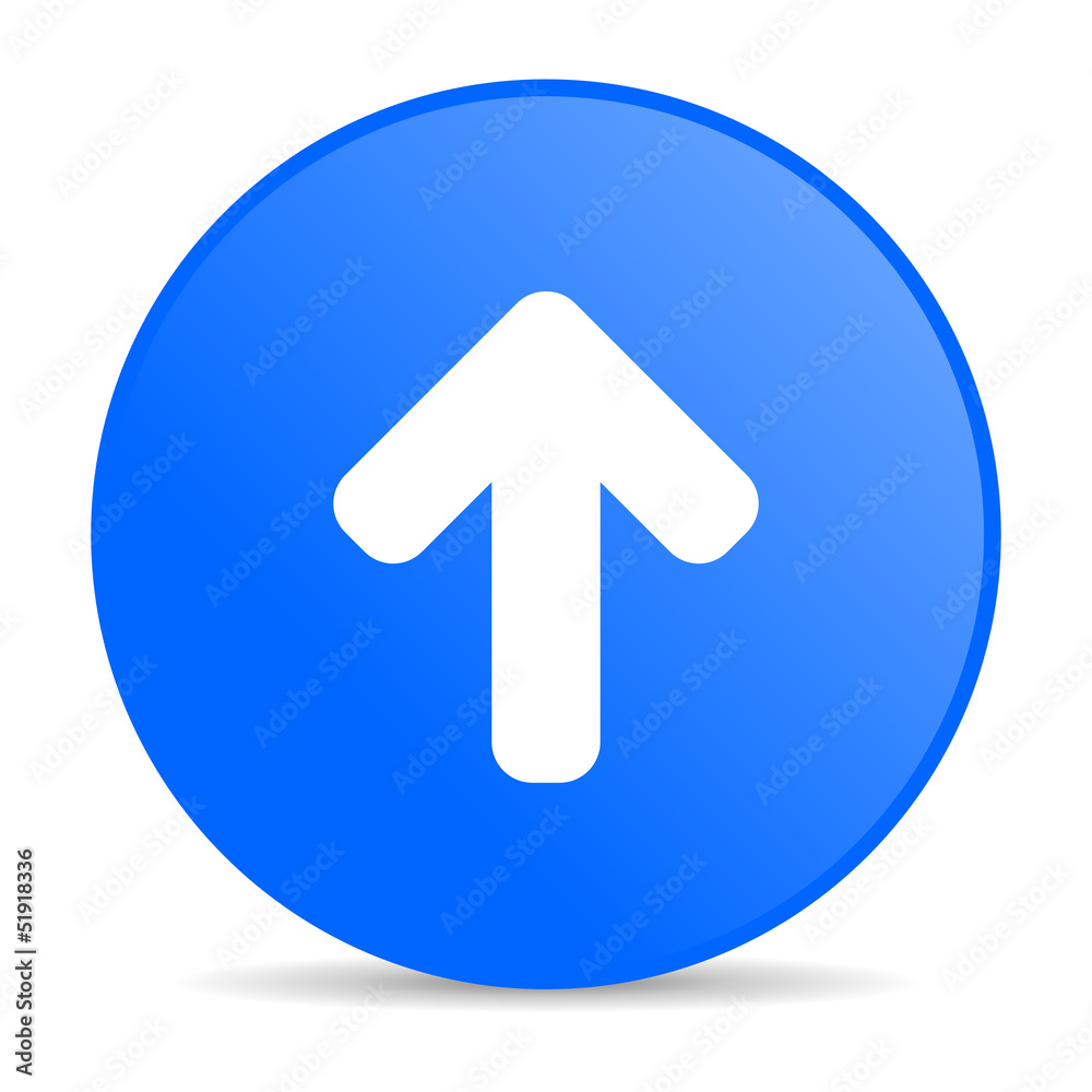 arrow up blue circle web glossy icon arrow up blue circle web glossy icon